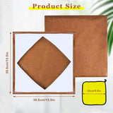 BSTSLL 2 Pcs Heat Press Platen Cover 15 x 15 Inch Teflon Sheets Protector Reusable Platen Wrap Cover for Sublimation Heat Pressing Machine Plate from Scratches, Residue BSTSLL