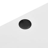 Modway Render Mid-Century Modern, Wall Mount Office Desk, White Modway