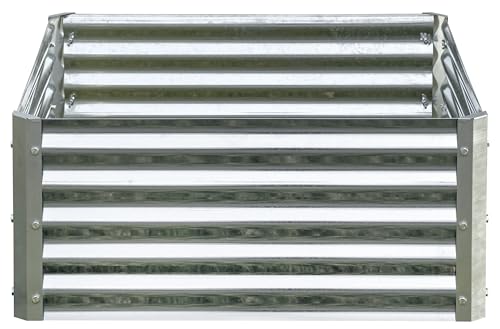 Arrow Sheds GrowIT Galvanized Steel Raised Flower and Plant Bed for The Garden or Greenhouse, 36" x 36" x 17" Arrow