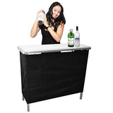 GoBar Portable High-Top Bar Table with Interchangeable Skirts - Ideal for Events and Parties GoPong