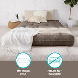 Mozaic Full Size 12-inch Futon Mattress, Polyester, Medium Mozaic