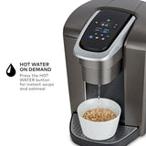 Keurig K-Elite Single Serve K-Cup Pod Coffee Maker, with Strength and Temperature Control, Iced Coffee Capability, 8 to 12oz Brew Size, Programmable, Brushed Slate Keurig
