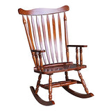 IC International Concepts Williamsburg Rocking Rocker Chair, Cherry IC INTERNATIONAL CONCEPTS