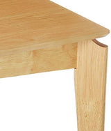 Christopher Knight Home Alma Dining Table, 6-Seater, Rubberwood with Walnut Veneer, Mid-Century, Natural Oak Finish Christopher Knight Home