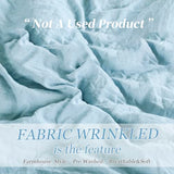 HIG Pre Washed Down Alternative Comforter Set Twin - Reversible Chic Quilt Design - Box Stitched with 4 Corner Tabs - Lightweight for All Season - Blue Duvet Comforter with 2 Pillow Shams HIG