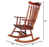 IC International Concepts Williamsburg Rocking Rocker Chair, Cherry IC INTERNATIONAL CONCEPTS