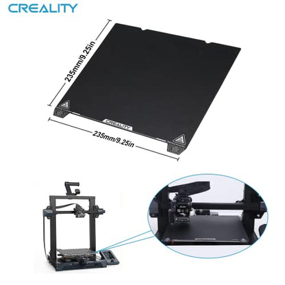 Creality Ender 3 S1 Original Print Platform Kit Magnetic Flexible Removable Spring Steel Texture Surface Print Build Plate Sheet for Ender 3 Neo/Ender 3 V2 Neo/Ender 3 S1 Pro/Ender 3 V3 SE 23 - WoodArtSupply