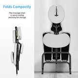 BestMassage Portable Massage Chair for Tattoo and Spa Foldable Massage Therapy Chair with Adjustable Face Cradle High-Density Cushion Lightweight Design with Carrying Bag Ideal for Salon Use (White) BestMassage