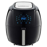 GoWISE USA 1700-Watt 5.8-QT 8-in-1 Digital Air Fryer with Recipe Book, Black GoWISE USA