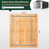 AirWire 8x12 FT Outdoor Storage Shed, Garden Shed with Updated Frame Structure and Lockable Doors, Metal Tool Sheds for Backyard Garden Patio Lawn, Grey AirWire