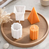 Defresit 13 Pcs Reusable Candle Molds for Candle Making, Cylinder Star Moon Cloud Cat Shapes, DIY Moldes para Velas, Silicone Mold Making Kit for Beginners, Soap & Resin Craft Kit, Mother’s Day Gift