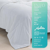 100% Wool Comforter Summer Lightweight Duvet Insert Noiseless Pure Cotton Shell Comforter Temperature Regulation Breathable Comfortable Wool Bedding for Luxurious Sleep Queen Size Molithe