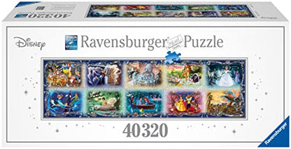 Ravensburger Memorable Disney Moments Jigsaw Puzzle - World's Largest Disney Puzzle | 40,320 Precision-Cut Pieces | Perfect Family Fun Activity | Ideal Gift for Disney Enthusiasts