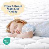 MUXHOMO Full Size Mattress Protector, 100% Waterproof Quilted Full Mattress Cover, Noiseless Soft & Cooling Mattress Pad, Deep Pocket 6"-21", White MUXHOMO
