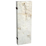 Red Lantern 4 ft. Short Double Sided Ivory Flowers Canvas Folding Screen 6 Panel Freestanding Partition and Separator for Modern and Contemporary Bedroom, Home Office, Studio, Dorm, Apartment Red Lantern