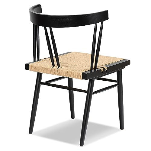 POLY & BARK Ferrara Dining Chair, Black