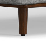 SIMPLIHOME Morrison Mid-Century Modern 89 Inch Wide Sofa in Mist Grey Woven-Blend Fabric, For the Living Room and Family Room SIMPLIHOME