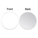 Muka 100Pcs 1.5 Inch Round Sublimation Blank Aluminum Sheets, Aluminum Board Heat Transfer for Breastpin, Retractable Badge Holder, Photo Tray, Collapsible Phone Holders Muka