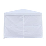Panana Pop Up Gazebo 10''x10'' Waterproof Outdoor Garden Marquee Awning Party Tent Canopy and Carry Bag 3 X 3m (White) Panana