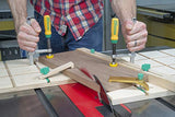 MICROJIG Matchfit DVC-538K2+DV-HK4.5K2-VP Dovetail Clamps (2-Pack) With Matchfit Variety Hardware Pack MICRO JIG