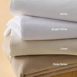 Bedsure White Duvet Cover Queen Size - 3 Pieces Prewashed Cotton-Like Polyester Extra Soft Bedding Set, Includes 1 Duvet Cover 90x90 Inches with Zipper Closure & 2 Pillow Shams, Comforter Not Included Bedsure