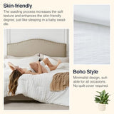 Quataly White Queen Comforter Set - 3 Pieces Seersucker Lightweight Bedding Comforter Sets (1 Soft Fluffy Comforter & 2 Pillowcases) - All Seasons Cozy Modern Bed Sets Quataly