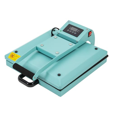 Heat Press Machine, Digital Industrial Heating Press Tool, Transfer Sublimation Print Press Equipment, 15" x 15" T-Shirt Heat Press Machine, Clamshell Heat Press Tool for Bags Mouse Pads Hat SHIPUNAYE