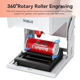 Roatry WAINLUX K10 Laser Rotary Aattachment for Laser Engraver and Cutter Rotary Roller,Engraver Accessory Y-axis Rotary Roller for Engraving Cylindrical Objects, Wine Glass, Tumbler, Pen WAINLUXPRO