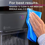 GE Profile Opal 2.0 with 0.75 Gallon Tank, Chewable Crunchable Countertop Nugget Ice Maker, Scoop included, 38 lbs in 24 hours, Pellet Ice Machine with WiFi & Smart Connected, Stainless Steel Profile