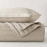 ROARINGWILD Neutral Beige Queen Size Quilt Bedding Sets with 2 Pillow Shams, Full Lightweight Soft Bedspread Coverlet, Quilted Blanket Thin Comforter Bed Cover for All Season, 3 Pieces, 90x90 inches ROARINGWILD
