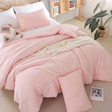 weigelia Pink Comforter Full Size Set – Soft All-Season Bedding with 300GSM Fluffy Microfiber, Includes 2 Matching Pillowcases – Elegant Blush Pink Comforter for Girls, Teens, and Women weigelia