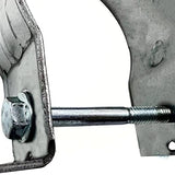 Fence Brackets SupConn（12Pcs) , Tube Tie 2-3/8" , Steel to Wood Fence Bracket, Galvanized Fence Post Bracket，Fence Brackets for Metal Posts - Fence Post Repair （No Include Screws） SupConn