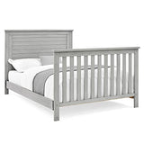 Delta Children Simmons Kids Caden 6-in-1 Convertible Crib with Trundle Drawer, Greenguard Gold Certified, Rustic Mist Delta Children
