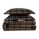 Eddie Bauer - Twin Comforter Set, Soft & Smooth Printed Bedding with Solid Reverse, 2 Piece Bed Set with Matching Pillowcase (Huntley Plaid Brown) Eddie Bauer