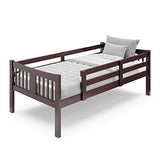 Storkcraft Caribou Bunk Bed Twin Over Twin Bunk Bed (Espresso) - GREENGUARD Gold Certified, Twin Bunk Beds for Kids, Converts to 2 Individual Twin Beds, Bunk Beds for Kids Storkcraft