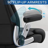 Furmax Heavy Duty Office Chair 500lbs, Big and Tall Gaming Chair with Adjustable Lumbar Support, Ergonomic High Back Computer Chair with Thick Padded Extra Wide Seat for Long Hours Working & Studying Furmax