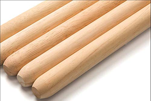 Wooden Rolling Pin, French Dumpling Rolling Pin for Baking Pizza Dough Roller 30 x 3.5cm SmellS
