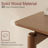 AQIMUELE Wood Console Table Walnut Entryway Table, Thin Console Table, Sofa Tables for Living Room (39.4'') AQIMUELE