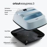 Cricut Explore 4 with Easy Press 3 Machine and Iron-On Combo Bundle - Craft Cutting Machine and Heat Press Combo, Cricut Machine Kit for Beginners and Gifts, DIY Apparel and Tote Bags, HTV Materials Cricut
