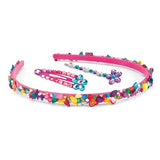 Shimmer 'N Sparkle Sparkling Headband and Barrettes - Make Your own Beaded Headbands and Barrettes Hair Accessories for Kids Birthday Present Ages 8 and Up SHIMMER 'N SPARKLE