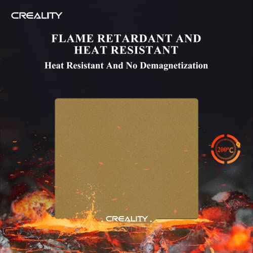 Creality Official PEI Plate with Adhesive for Creality Ender 3/Ender 3 Pro/Ender 3 V2/Ender 3 S1/Ender 3 S1 pro/Ender 3 neo/Ender 3 v2 neo/Ender 5/Ender 5 Pro and All 265*250*8mm, Size 3D Printer UNIDO