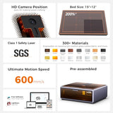 Creality Laser Engraver Falcon A1 10W with Fully Enclosed Design High Compatibility & Easy Assembly,Speed up to 600mm/s, Precision Engraving Machine Creality