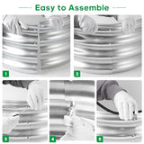 JERIA Raised Garden Bed,Galvanized Raised 4×2×1ft Planter Boxes Outdoor with Easy Assembly, Large Garden Bed for Vegetables, Fruits, Flowers JERIA