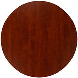 EMMA + OLIVER 36" Round Multi-Purpose Conference Table in Cherry - Meeting Table for Office EMMA + OLIVER