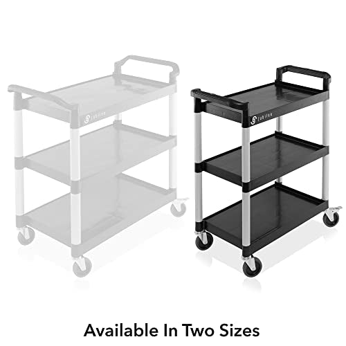 Jubilee 3-Tier Utility Service Cart with Wheels, 31.5" x 37.5"