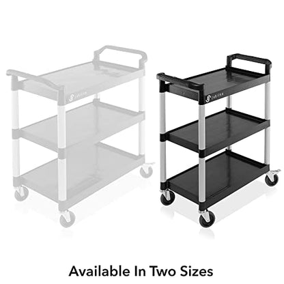 Jubilee 3-Tier Utility Service Cart with Wheels, 31.5" x 37.5"