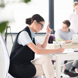 Ergonomic Office Chair Desk Chair Executive Chair with Back Support Mesh Rolling Swivel Computer Gaming Chair Modern Adjustable Height Task Works Office Chair for Women Men, White Dkeli
