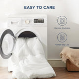 Bedsure Full Size Comforter - Comforter Full for All Season, Ultra-Soft Quilted Down Alternative Duvet, Blanket for Bed, Prewashed Duvet Insert with 4 Tabs, Machine Washabl, White, 86x82 in Bedsure