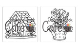 Cozy Spring: Cute Coloring Book for Adults & Teens with Easy and Bold Spring Inspired Designs (Bold and Easy Coloring Books) WoodArtSupply