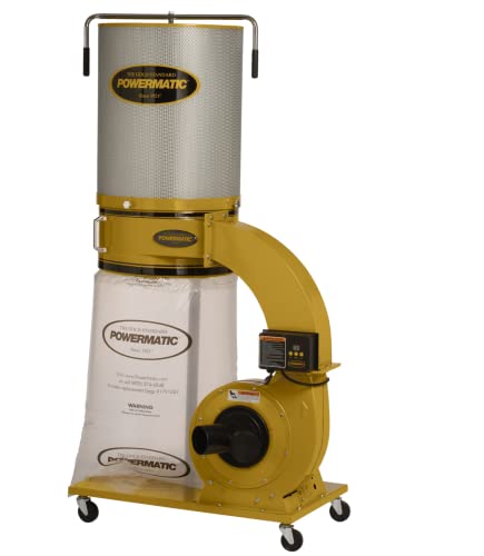 Powermatic TurboCone Dust Collector, 2-Micron Canister Filter, 1-3/4 HP, 1Ph 115/230V (Model PM1300TX-CK) Powermatic
